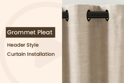 How To Hang Grommet Top Curtains
