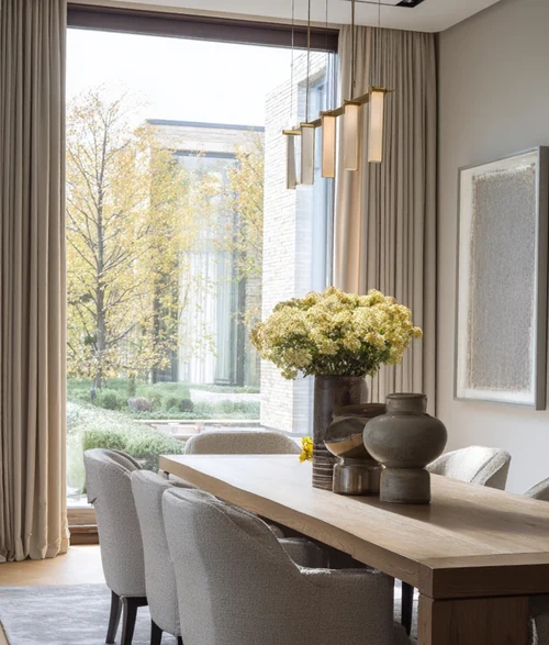 Dining Room Custom Curtain Inspiration