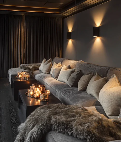 Media Room Custom Curtain Inspiration