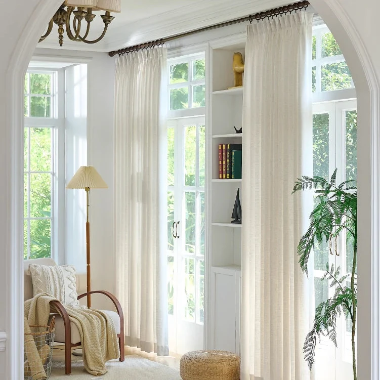 Sun-drenched linen weave