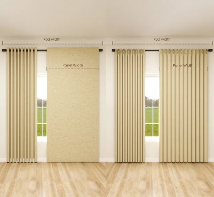 How to measure curtains